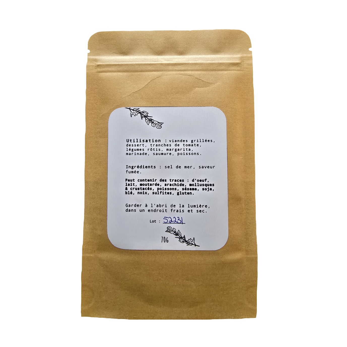Sel de mer fumé
