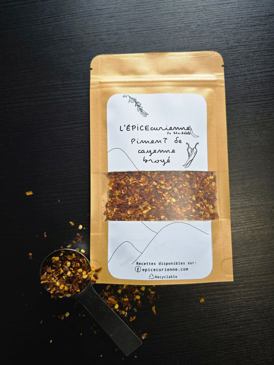 Piment de cayenne broyé